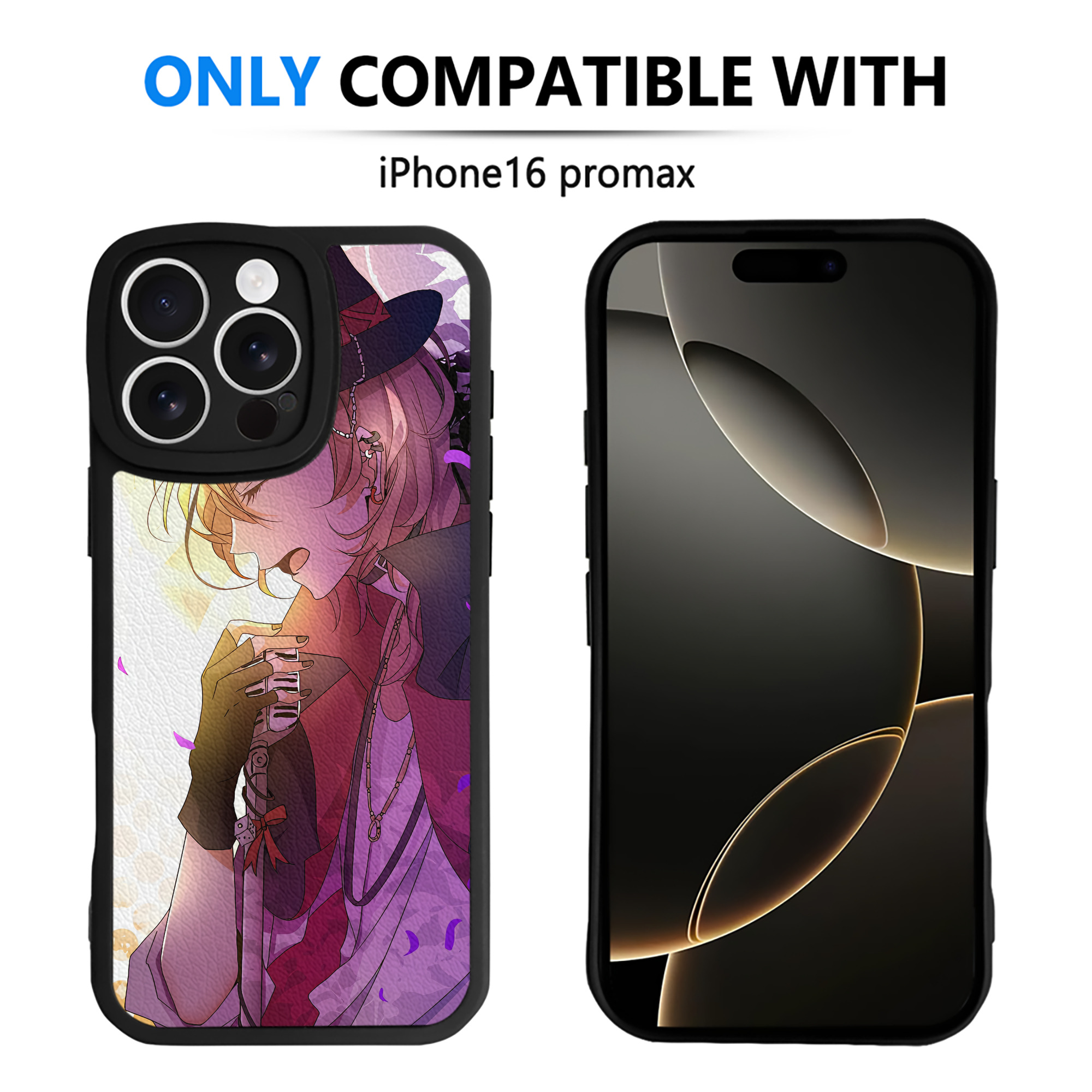 （画像用） 文豪ストレイドッグス Bungo Stray Dogs 【iPhone 16シリーズ対応】シリコンスマホケース（レザー調） 材質：シリコン